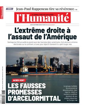 Cover of L'HUMANITE