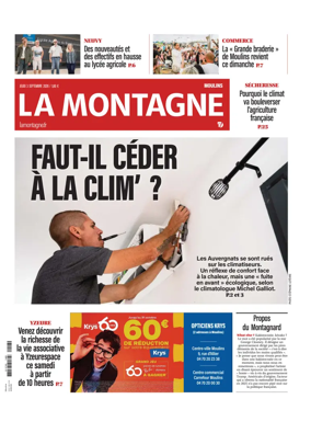 Cover of La Montagne (Moulins)