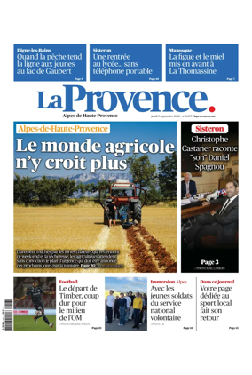 Cover of La Provence Alpes-de-Haute-Provence