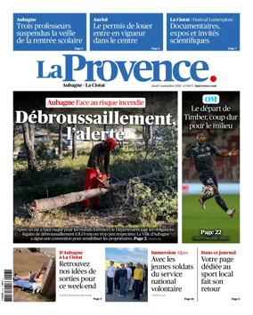 Cover of La Provence Aubagne-La Ciotat