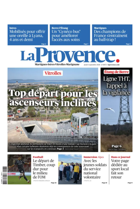 Cover of La Provence Martigues-Istres-Vitrolles-Marignane