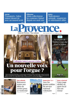 Cover of La Provence Salon-de-Provence / Pays salonais