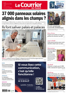 Cover of Le Courrier de l’Ouest (Deux-Sevres)