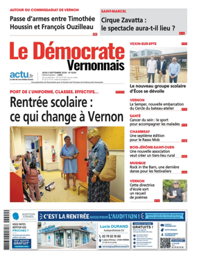Cover of Le Democrate Vernonnais