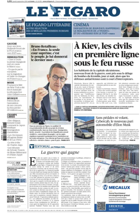 Cover of Le Figaro