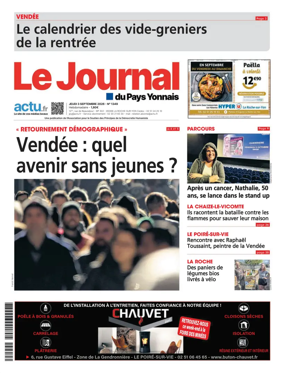 Cover of Le Journal du Pays Yonnais