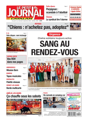 Cover of Le Petit Journal - Catalan