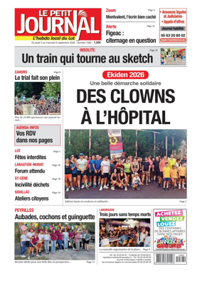 Cover of Le Petit Journal - L'hebdo local du Lot