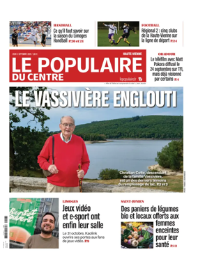 Cover of Le Populaire du Centre (Haute-Vienne)