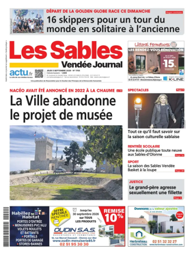 Cover of Les Sables Vendee Journal