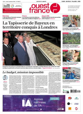 Cover of Ouest France (Caen - Bayeux - Falaise - Vire)