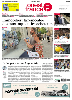 Cover of Ouest France (Dinan)