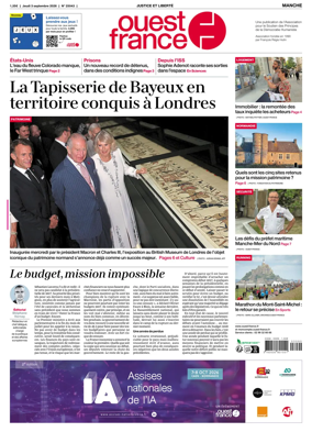 Cover of Ouest France (Manche)
