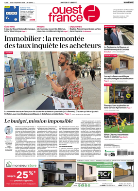 Cover of Ouest France (Mayenne)