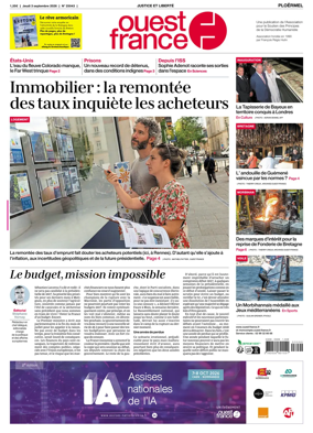 Cover of Ouest France (Ploermel)