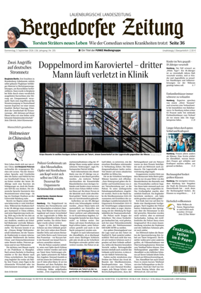 Cover of Bergedorfer Zeitung