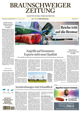 Cover of Braunschweiger Zeitung (Peine)