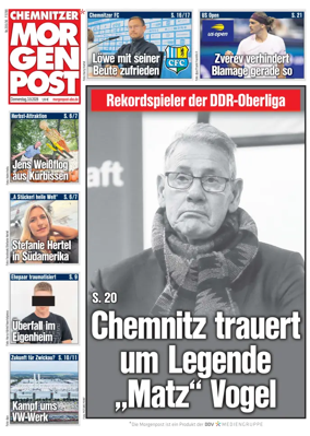Cover of Chemnitzer Morgenpost