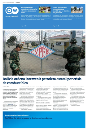 Cover of Deutsche Welle (Spanish edition)