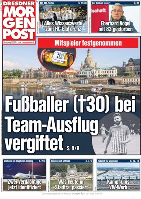 Cover of Dresdner Morgenpost