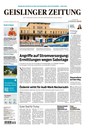 Cover of Geislinger Zeitung