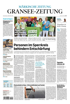 Cover of Gransee-Zeitung