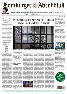 Cover of Hamburger Abendblatt (Harburg)