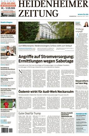 Cover of Heidenheimer Zeitung