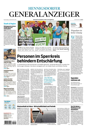 Cover of Hennigsdorfer Generalanzeiger