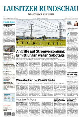 Cover of Lausitzer Rundschau
