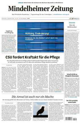 Cover of Mindelheimer Zeitung