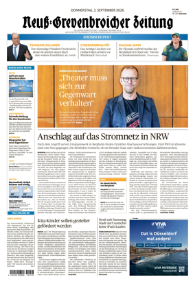 Cover of Neuss-Grevenbroicher Zeitung Neuss