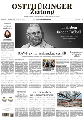 Cover of Ostthuringer Zeitung (Gera)
