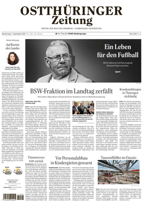 Cover of Ostthuringer Zeitung (Jena)