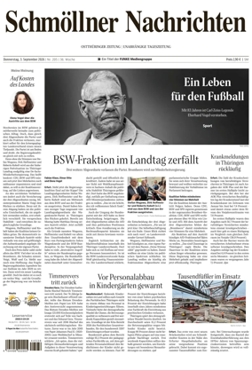 Cover of Ostthuringer Zeitung (Schmolln)