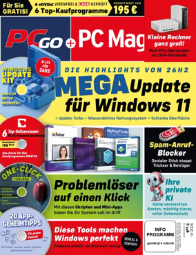 Cover of PCgo & PC Magazin