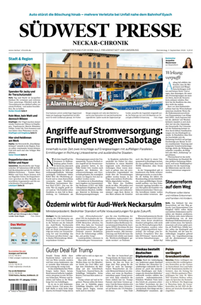 Cover of SUDWEST PRESSE - Neckar-Chronik