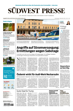 Cover of Sudwest Presse