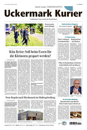 Cover of Templiner Zeitung