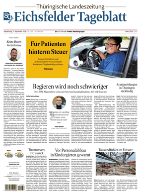 Cover of Thuringische Landeszeitung (Eichsfeld)