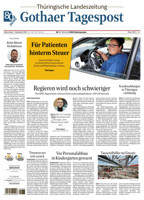 Cover of Thuringische Landeszeitung (Gotha)