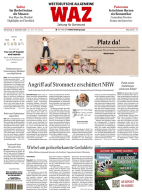 Cover of Westdeutsche Allgemeine Zeitung (Dortmund-Sud II)