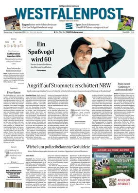 Cover of Westfalenpost (Bad Berleburg Wittgenstein)