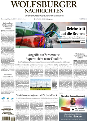 Cover of Wolfsburger Nachrichten (Wolfsburg-Gifhorn)