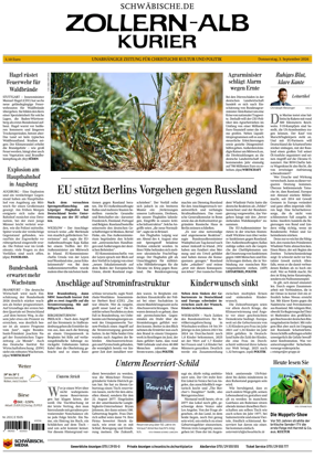Cover of Zollern-Alb-Kurier (Balingen)