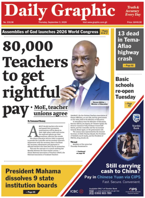 Cover of Daily Graphic