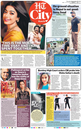 Cover of Hindustan Times (Ranchi) - Live