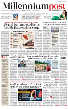 Cover of Millennium Post