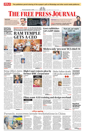 Cover of The Free Press Journal