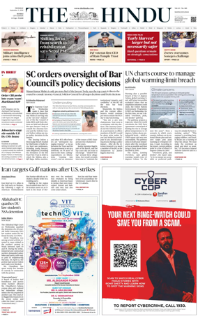 Cover of The Hindu (Mumbai)